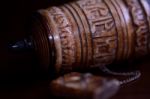 Tibetan Prayer Wheel Stock Photo