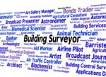 Building Surveyor Indicates Position Occupations And Hire Stock Photo