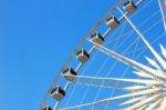 Close Up Of Ferris Wheel Stock Photo