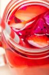 Fresh Fruit Punch Drink Stock Photo