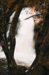 Knyvet Falls In Cradle Mountain Stock Photo