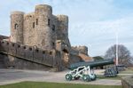 View Of The Castle In Rye East Sussex Stock Photo