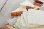 White Bread On Tray Stock Photo