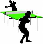 Table Tennis Stock Photo