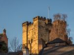 Newcastle Upon Tyne, Tyne And Wear/uk - January 20 : Sunset Over Stock Photo