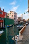 Venice Italy Unusual Scenic View Stock Photo