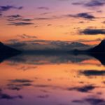 Lake Maggiore And Swiss Alps Stock Photo