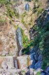 Waterfalls In The Highlands Of Guatemala Stock Photo