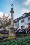 Memorial Service On Remembrance Sunday In East Grinstead Stock Photo