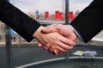 Business People Shaking Hands Stock Photo