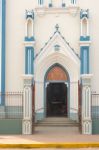 Church Iglesia Maria Auxiliadora In Granada, Nicaragua Stock Photo