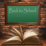 Back To School Blackboard Stock Photo