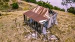 Abandoned Outback Farming Shed In Queensland Stock Photo