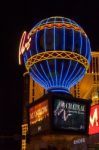 Las Vegas, Nevada/usa - August 2 : Hot Air Balloon Replica Paris Stock Photo