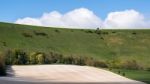 Scenic View Of The Rolling Sussex Countryside Stock Photo