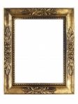 Old Gold Picture Frame Stock Photo