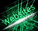 Websites Word Means Online Search And Internet Stock Photo