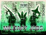 Military Jobs Shows Army Hiring And Employment Stock Photo