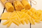 Bunch Of Italian Pasta Type Stock Photo