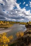 Gros Ventre River Stock Photo