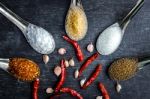 Food Ingredients And Condiment  Stock Photo