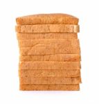 Whole Wheat Bread Isolated On The White Background Stock Photo