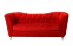 Red Sofa Stock Photo