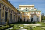 Wilanow Palace In Warsaw Poland Stock Photo