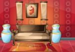 Cartoon  Illustration Interior Chinese Room With Separated Layers Stock Photo