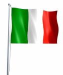 Italy Flag Stock Photo