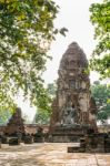 Wat Phra Mahathat Temple Stock Photo