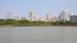 Group Buildings Of City Waterfront Stock Photo