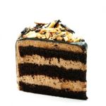 Cake Slice Isolated Stock Photo