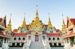 Beautiful Golden Pagoda Stock Photo