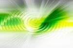 Green Futuristic Background Stock Photo