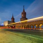 Oberbaum Bridge, Berlin, Germany Stock Photo