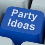 Party Ideas Key Shows Celebration Planning Suggestions Stock Photo