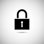 Lock Icon Stock Photo