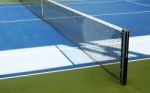 Tennis Court Stock Photo