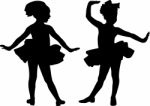 Small Ballerinas Stock Photo