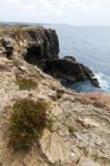 Beautiful Coastline Of Sagres Stock Photo