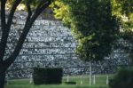 Large Stone Structure Landmark In Ipswich, Queensland Stock Photo