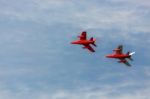 Folland Gnats At Shoreham Airshow Stock Photo