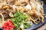 Yakisoba Japanese Noodles Stock Photo