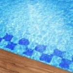 Swimming Pool Background Stock Photo