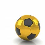 Soccer Ball Isolated White Background Stock Photo