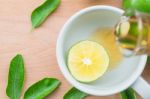 Hot Honey Lemon Juice Stock Photo