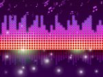 Soundwaves Background Means Song Tune Or Melody
 Stock Photo