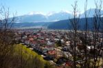 Zirl, Market Town In The District Of Innsbruck Land, Austria Stock Photo