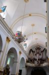 Marbella, Andalucia/spain - July 6 : Interior Of The Church Of T Stock Photo